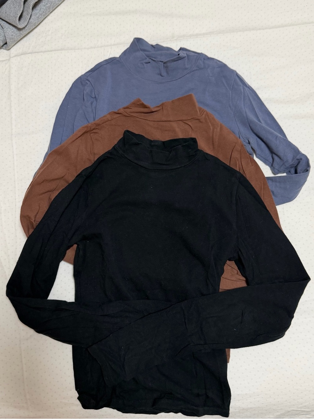 Hollister Black Mock Neck Top